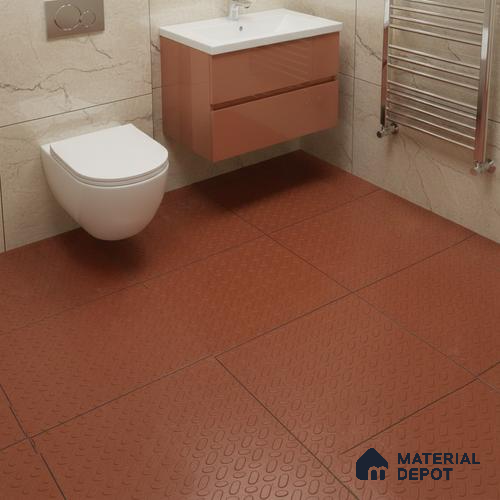 Punch Look Floor Tile TL 09113 B | Matte Finish 12 x 12 inch Vitrified Tile - 8 mm | Suitable For Kitchen, Bathroom, Bedroom & Office | Please Expect a Slight Variation of Pattern