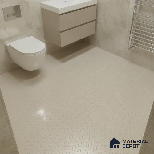 Punch Look Floor Tile TL 09113 | Matte Finish 12 x 12 inch Vitrified Tile - 8 mm | Suitable For Kitchen, Bathroom, Bedroom & Office | Please Expect a Slight Variation of Pattern