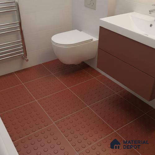 Patterned Look Floor Tile TL 09114 B | Matte Finish 12 x 12 inch Vitrified Tile - 8 mm | Suitable For Kitchen, Bathroom, Bedroom & Office | Please Expect a Slight Variation of Pattern