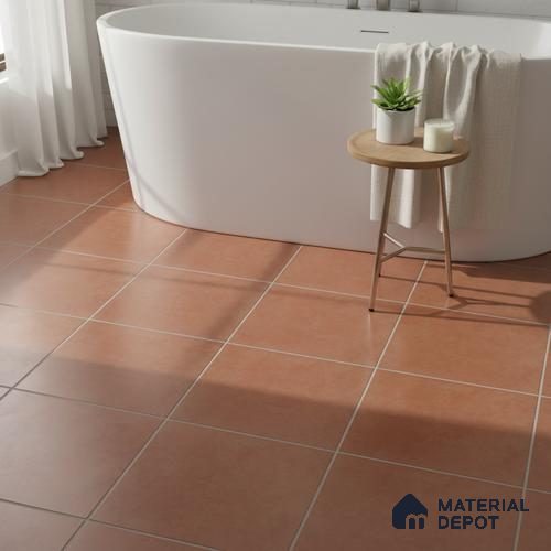 Plain Look Floor Tile TL 09118 B | Matte Finish 12 x 12 inch Vitrified Tile - 8 mm | Suitable For Kitchen, Bathroom, Bedroom & Office | Please Expect a Slight Variation of Pattern