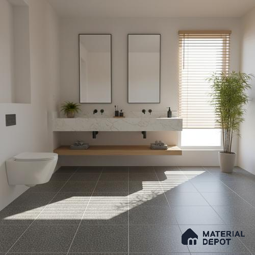 Stone Look Floor Tile TL 09149 G | Matte Finish 12 x 12 inch Vitrified Tile - 8 mm | Suitable For Kitchen, Bathroom, Bedroom & Office