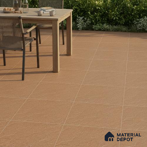 Stone Look Floor Tile TL 09367 C | Matte Finish 16 x 16 inch Vitrified Tile - 12 mm | Suitable For Kitchen, Bathroom, Bedroom & Office | Pattern Alignment May Vary | 2-3 mm Spacer is Mandatory