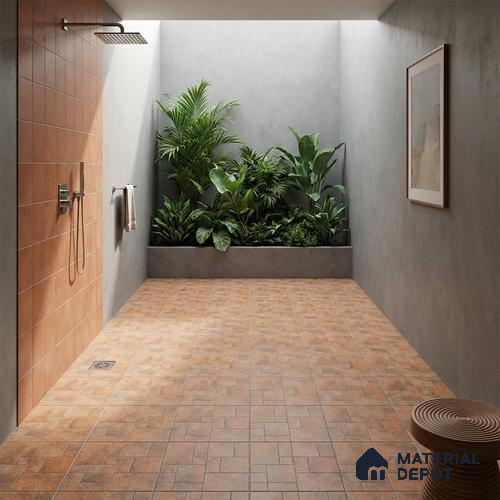 Stone Look Floor Tile TL 09404 D | Matte Finish 2 ft x 2 ft Vitrified Tile - 12 mm | Suitable For Kitchen, Bathroom, Bedroom & Office