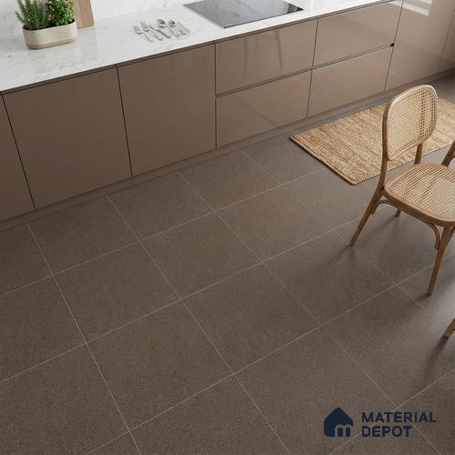 Stone Look Floor Tile TL 09406 C | Matte Finish 2 ft x 2 ft Vitrified Tile - 12 mm | Suitable For Kitchen, Bathroom, Bedroom & Office