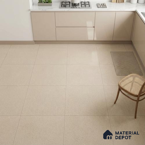 Stone Look Floor Tile TL 09406 D | Matte Finish 2 ft x 2 ft Vitrified Tile - 12 mm | Suitable For Kitchen, Bathroom, Bedroom & Office