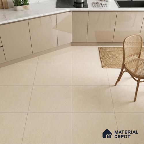 Stone Look Floor Tile TL 09407 C | Matte Finish 2 ft x 2 ft Vitrified Tile - 12 mm | Suitable For Kitchen, Bathroom, Bedroom & Office