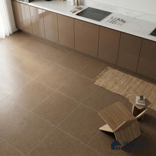 Stone Look Floor Tile TL 09408 B | Matte Finish 2 ft x 2 ft Porcelain Tile - 9 mm | Suitable For Kitchen, Bathroom, Bedroom & Office