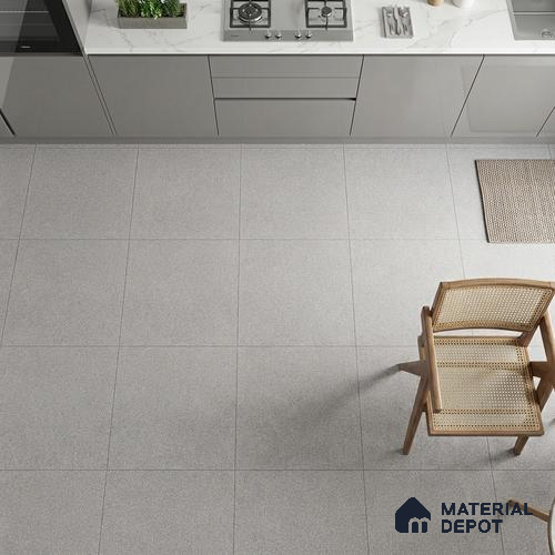 Stone Look Floor Tile TL 09408 C | Matte Finish 2 ft x 2 ft Porcelain Tile - 9 mm | Suitable For Kitchen, Bathroom, Bedroom & Office