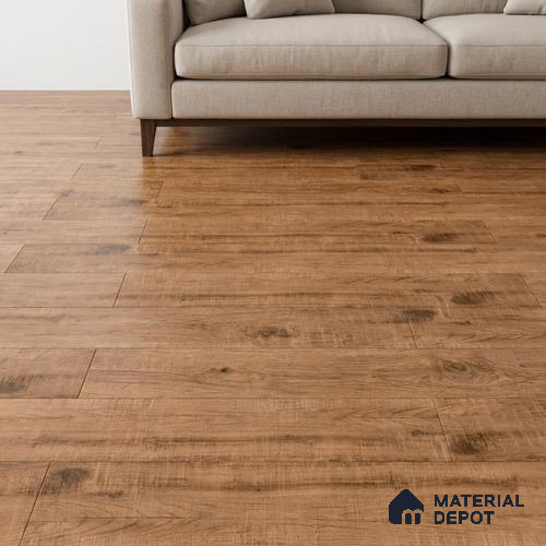 Wood Look Floor Tile TL 09519 | Matte Finish 4 ft x 0.66 ft Vitrified Tile - 9 mm | Suitable For Kitchen, Bathroom, Bedroom & Office | 2-3 mm Spacer is Mandatory