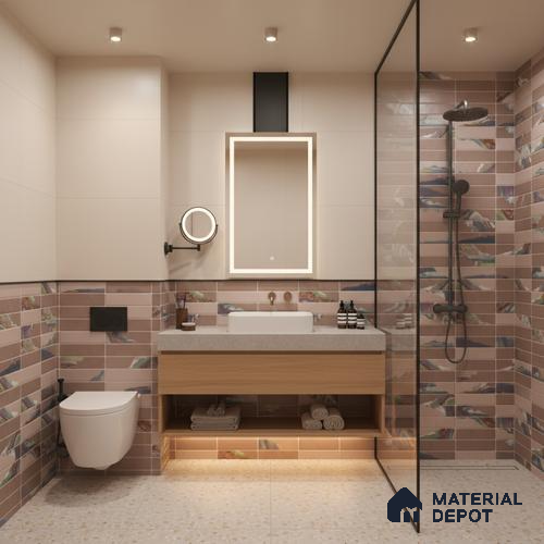 Subway Tile TL 09648 B Blash 214 Decor 12 x 12 inch Ceramic Matte Finish - 9 mm | Please Expect a Slight Variation of Pattern