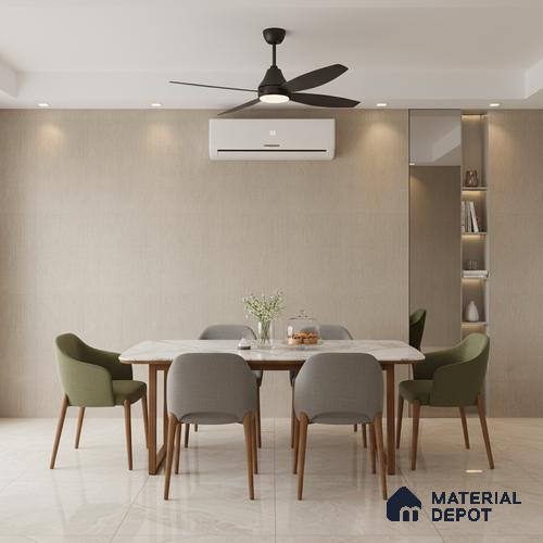 Punch Wall & Floor Tile TL 09937 4 ft x 2 ft Beige Vitrified Matte Finish Tile - 9 mm | Ideal for Living Room, Bedroom, Bathroom, Kitchen