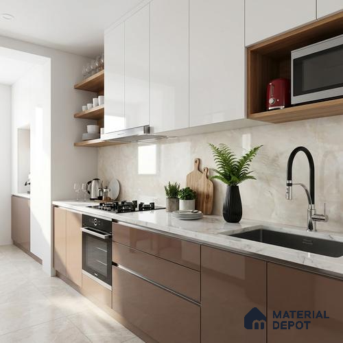 Marble Floor & Wall Tile TL 10175 LGV Polished Resilio Onyx 4 ft x 2 ft Glossy Finish Vitrified Tile - 9 mm | Suitable For living Room, Bedroom, Bathroom