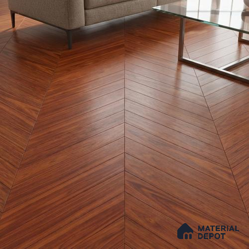 Wood Look Floor Tile TL 10388 Pine Hexa 35.43 inch x 6 inch Matte Finish Vitrified Tile - 9 mm | Suitable For living Room, Bedroom, Bathroom | 2-3 mm Spacer is Mandatory