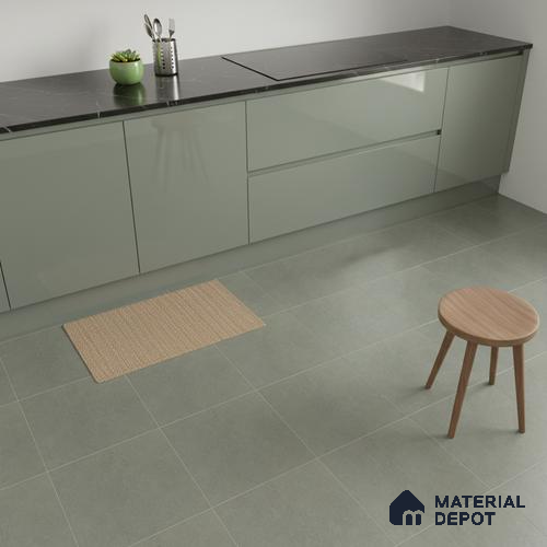Plain Look Wall Tile TL 10439 H Vibrant Green 2 ft x 2 ft Matte Finish Vitrified Tile - 9 mm | Suitable For living Room, Bedroom, Bathroom