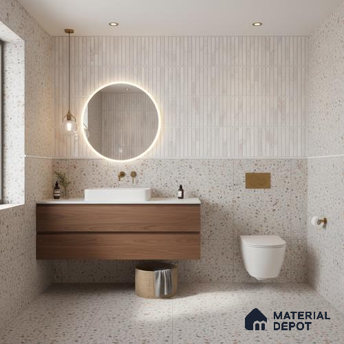 Faux Subway Kitkat Look Wall Tile TL 10532 B Ulrich Onyx HL 1 2 ft x 1 ft Glossy Finish Ceramic Tile - 9 mm | Suitable For Kitchen, Bathroom & Dining Area | Please Expect a Slight Variation of Pattern