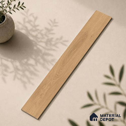 Wooden Look Floor Tile TL 10889 B Blonde Wood 4 ft x 8 inc Matte Finish Vitrified Tile - 9 mm | 8 Random Design | Suitable For Living Room, Bedroom & Dining Area | 2-3 mm Spacer is Mandatory