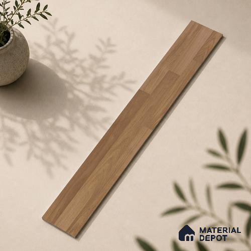 Wooden Look Floor Tile TL 10896 B Entana Wood Natural 4 ft x 8 inc Matte Finish Vitrified Tile - 9 mm | 6 Random Design | Suitable For Living Room, Bedroom & Dining Area | 2-3 mm Spacer is Mandatory