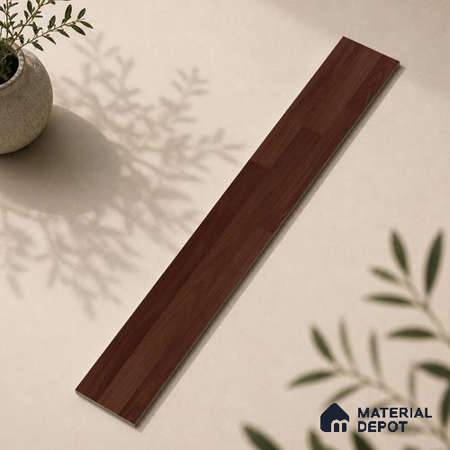 Wooden Look Floor Tile TL 10896 C Entana Wood Wenge 4 ft x 8 inc Matte Finish Vitrified Tile - 9 mm | 6 Random Design | Suitable For Living Room, Bedroom & Dining Area | 2-3 mm Spacer is Mandatory