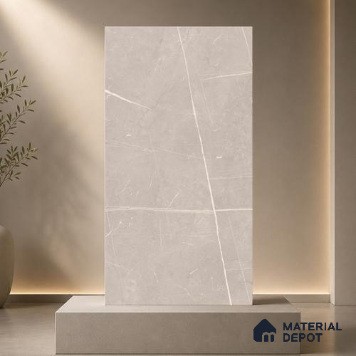Marble Floor & Wall Tile TL 11052 Sahara Trace | 4 ft x 2 ft Carving Finish Vitrified Tile - 9 mm | 6 Random Design | Suitable For Living Room, Bedroom, Bathroom