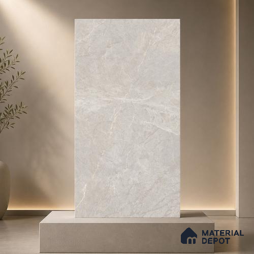 Marble Floor & Wall Tile TL 11059 Selene Vein | 4 ft x 2 ft Carving Finish Vitrified Tile - 9 mm | 6 Random Design | Suitable For Living Room, Bedroom, Bathroom