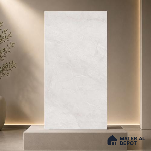 Marble Floor & Wall Tile TL 11064 Lunar Drift | 4 ft x 2 ft Carving Finish Vitrified Tile - 9 mm | 4 Random Design | Suitable For Living Room, Bedroom, Bathroom