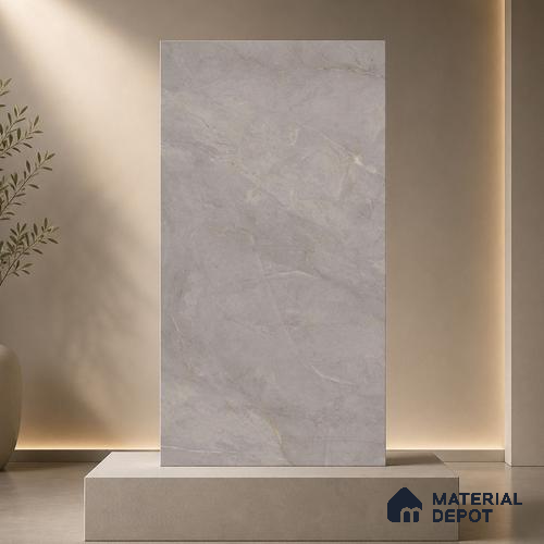 Marble Floor & Wall Tile TL 11065 Slate Drift | 4 ft x 2 ft Carving Finish Vitrified Tile - 9 mm | 4 Random Design | Suitable For Living Room, Bedroom, Bathroom