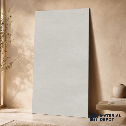 Plain Floor & Wall Tile TL 11084 Alba Veil | 4 ft x 2 ft Matte Finish Vitrified Tile - 9 mm | Suitable For Living Room, Bedroom, Bathroom