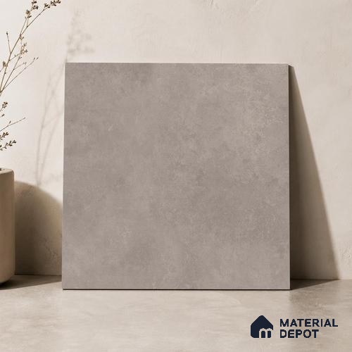 Plain Floor & Wall Tile TL 11094 Umber Cloud | 2 ft x 2 ft Matte Finish Vitrified Tile - 9 mm | Suitable For Living Room, Bedroom, Bathroom