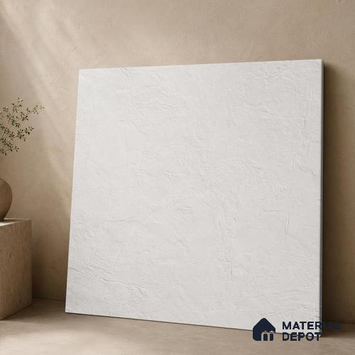 Plain Wall & Floor Tile TL 11639 B Frosted Quarry | 2 ft x 2 ft Punch Matte Finish Full Body Vitrified Tile - 9 mm | Suitable For Bathroom, Balcony, Courtyard
