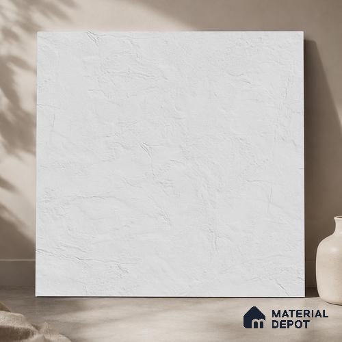 Plain Wall & Floor Tile TL 11643 B Frosted Plaster | 2 ft x 2 ft Punch Matte Finish Full Body Vitrified Tile - 9 mm | Suitable For Bathroom, Balcony, Courtyard