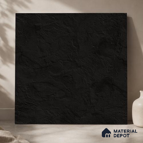 Plain Wall & Floor Tile TL 11644 B Obsidian Ridge | 2 ft x 2 ft Punch Matte Finish Full Body Vitrified Tile - 9 mm | Suitable For Bathroom, Balcony, Courtyard