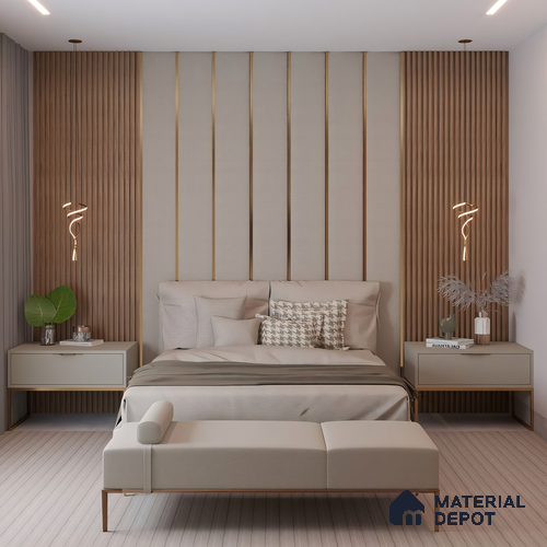 SS 304 U Inlay Profile Brush Rose Gold Matte Finish Edgeline PM 00292 AF | 10 ft (3 mtr) x 3 mm x 0.6 mm | Adhesive Type Installation | Suitable for Floor & Walls