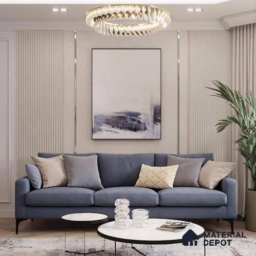 SS 304 U Inlay Profile Antique Matte Finish Edgeline PM 00292 AN | 10 ft (3 mtr) x 6 mm x 0.6 mm | Adhesive Type Installation | Suitable for Floor & Walls