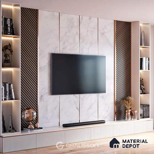 SS 304 U Inlay Profile Rose Gold Glossy Finish Edgeline PM 00292 V | 10 ft (3 mtr) x 70 mm x 0.6 mm | Adhesive Type Installation | Suitable for Floor & Walls