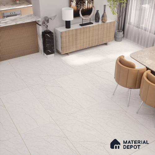 Marble Floor & Wall Tile TL 05549 Ureca Beige 4 ft x 2 ft Matte Finish Vitrified Tile - 9 mm