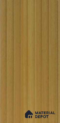 Honey Yellow Plain Colour Louver PN 02738 9.35 ft x 4.9 inch Charcoal Panel - 4.5 mm | Suitable for Feature Wall, TV Unit & Living Room | Width is Subjected to 5% Variation