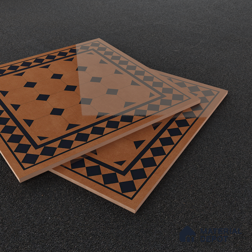 Moroccan Floor & Wall Tile TL 07413 Derby Cotto 2 ft x 2 ft Matte Finish Vitrified Tile - 9 mm | Suitable For Bathroom, Balcony, Kitchen | Please Expect a Slight Variation of Pattern