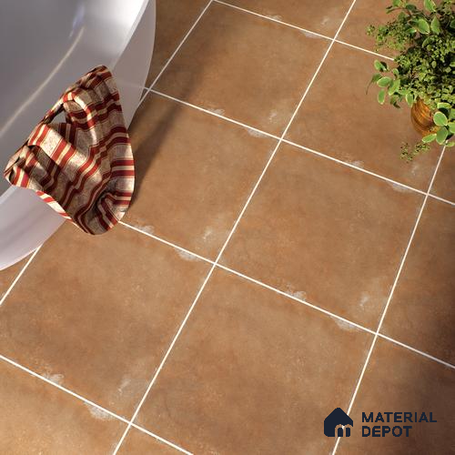 Stone Wall & Floor Tile TL 07418 Dek Stone Natural 2 ft x 2 ft Matte Finish Vitrified Tile - 9 mm | Suitable For living Room, Bedroom, Bathroom