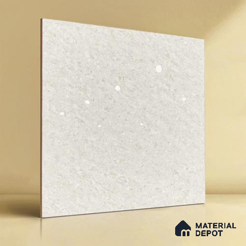 Marble Wall & Floor Tile TL 06319 White 2 ft x 2 ft High Gloss Finish Vitrified Tile - 9 mm