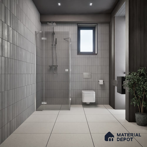 Marble Wall & Floor Tile TL 06319 White 2 ft x 2 ft High Gloss Finish Vitrified Tile - 9 mm