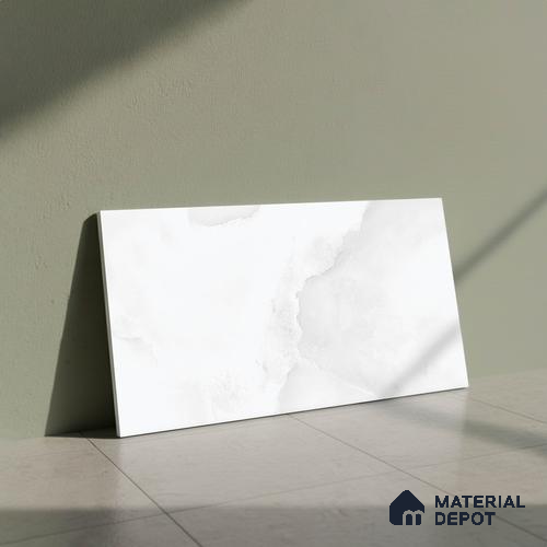 Marble Wall Tile TL 06505 B 24 inch x 12 inch Ceramic Sugar Finish - 8 mm | Suitable for Accent / Feature Walls & Bathroom Wall