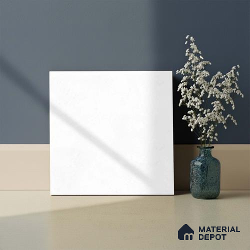 Plain Floor Tile TL 06490 G 12 inch x 12 inch Ceramic Matte Finish - 8 mm | Suitable for Bathroom