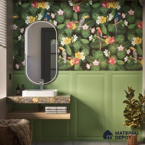 Punch Look Wall Tile TL 07192 E Photoframe Pista 4 ft x 2 ft Vitrified Matte Finish - 9 mm