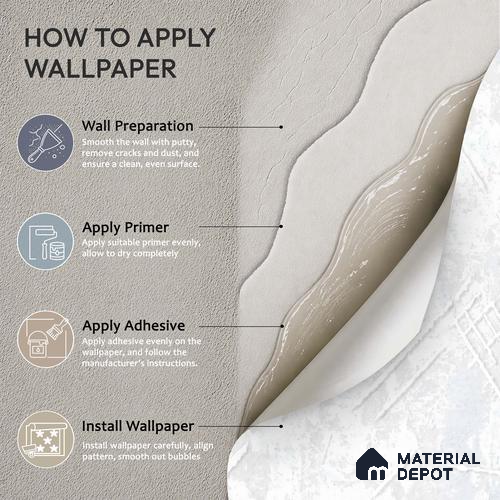 WK100-23 | 10 Meter x 21 Inches Patterned Look Wallpaper - 57.41 Sq. Ft. | Minimum 15% wastage during installation