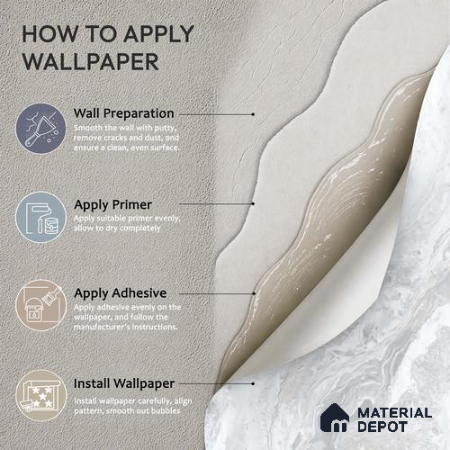 A close-up of aWK100-06 | 10 Meter x 21 Inches Marble Look Wallpaper - 57.41 Sq. Ft. available at Material Depot in Bangalore