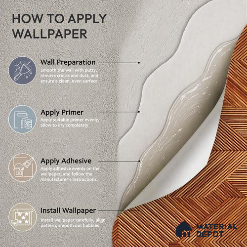 A close-up of aWK100-12 | 10 Meter x 21 Inches Patterned Look Wallpaper - 57.41 Sq. Ft.  available at Material Depot in Bangalore