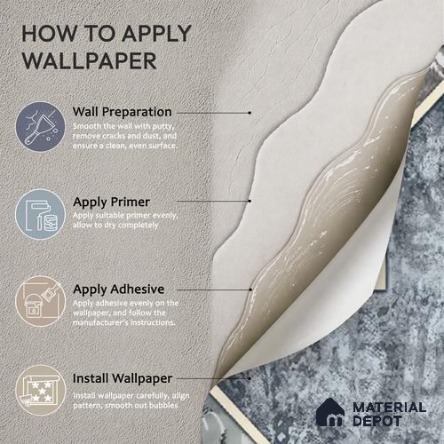 A close-up of aWK100-30 | 10 Meter x 21 Inches Patterned Look Wallpaper - 57.41 Sq. Ft.  available at Material Depot in Bangalore