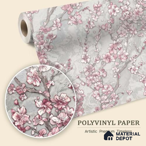 WK100-45 | 10 Meter x 21 Inches Florals Look Wallpaper - 57.41 Sq. Ft. | Minimum 15% wastage during installation