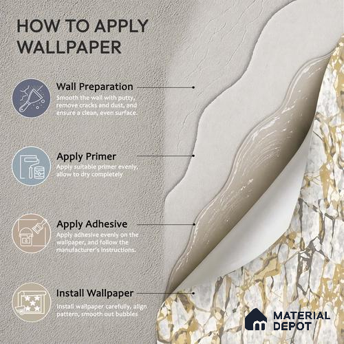 A close-up of aWK100-51 | 10 Meter x 21 Inches Patterned Look Wallpaper - 57.41 Sq. Ft.  available at Material Depot in Bangalore