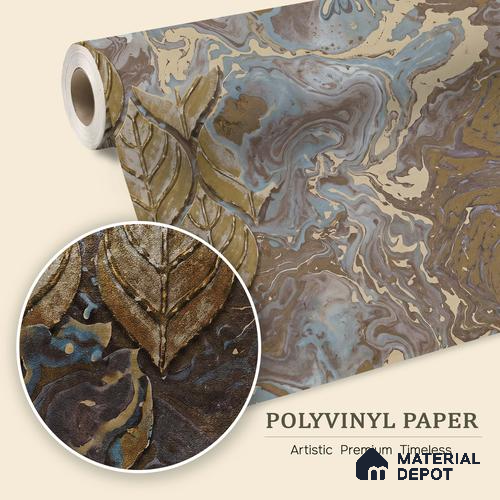 WK150-17 | 10 Meter x 21 Inches Florals Look Wallpaper - 57.41 Sq. Ft. | Minimum 15% wastage during installation